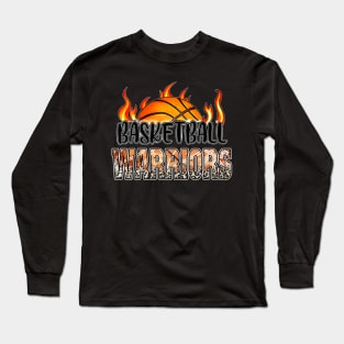 Classic Basketball Design Warriors Personalized Proud Name Long Sleeve T-Shirt